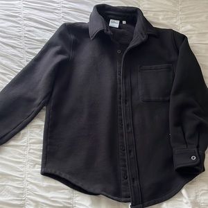 Aritzia TNA sweatfleece cozy fleece boyfriend fit sweater